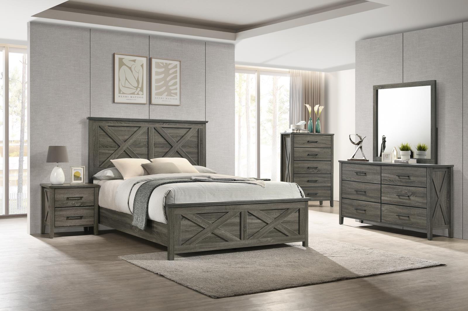 Rustic Gray Mirror (B522)