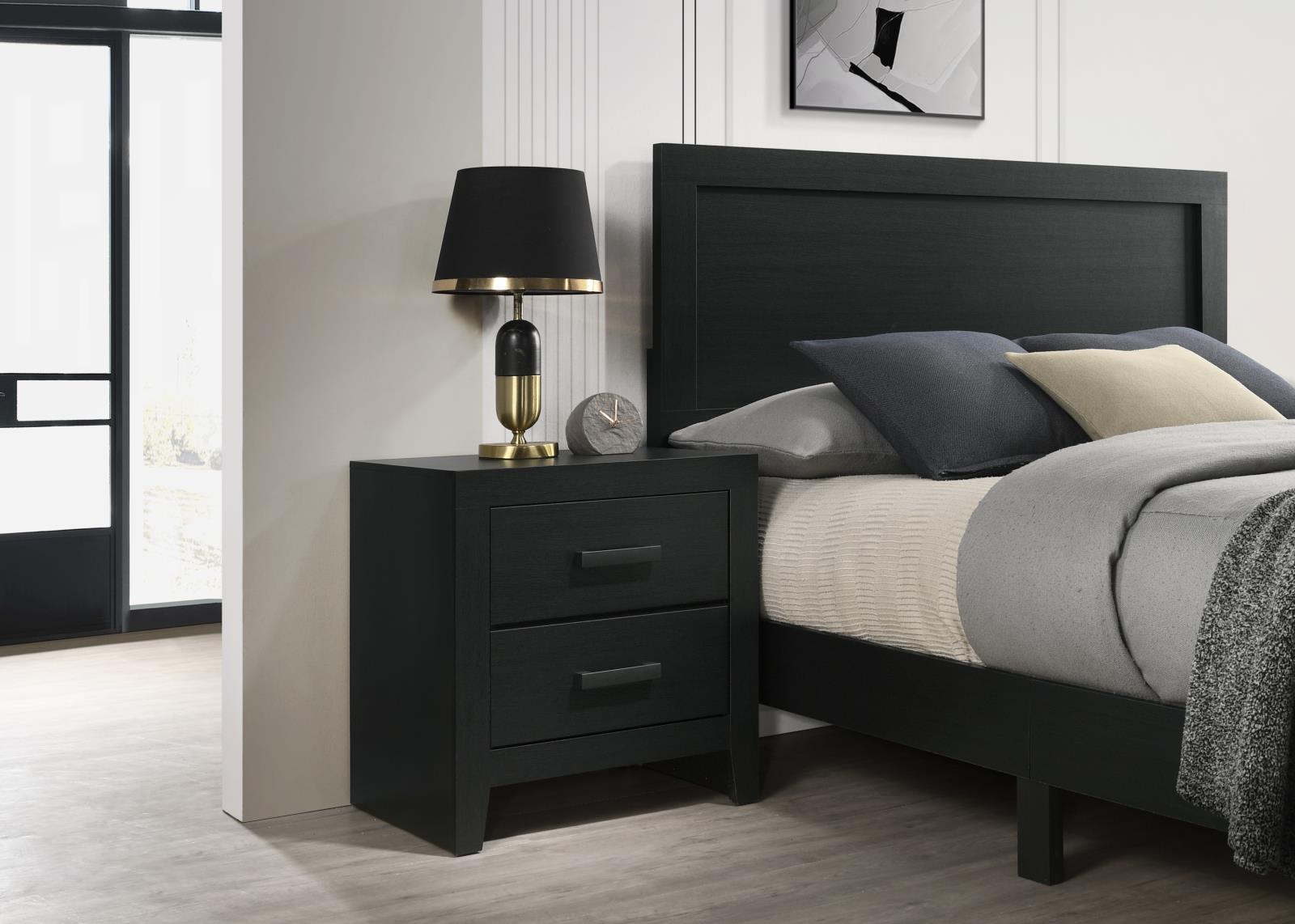 Black Nightstand (B525)