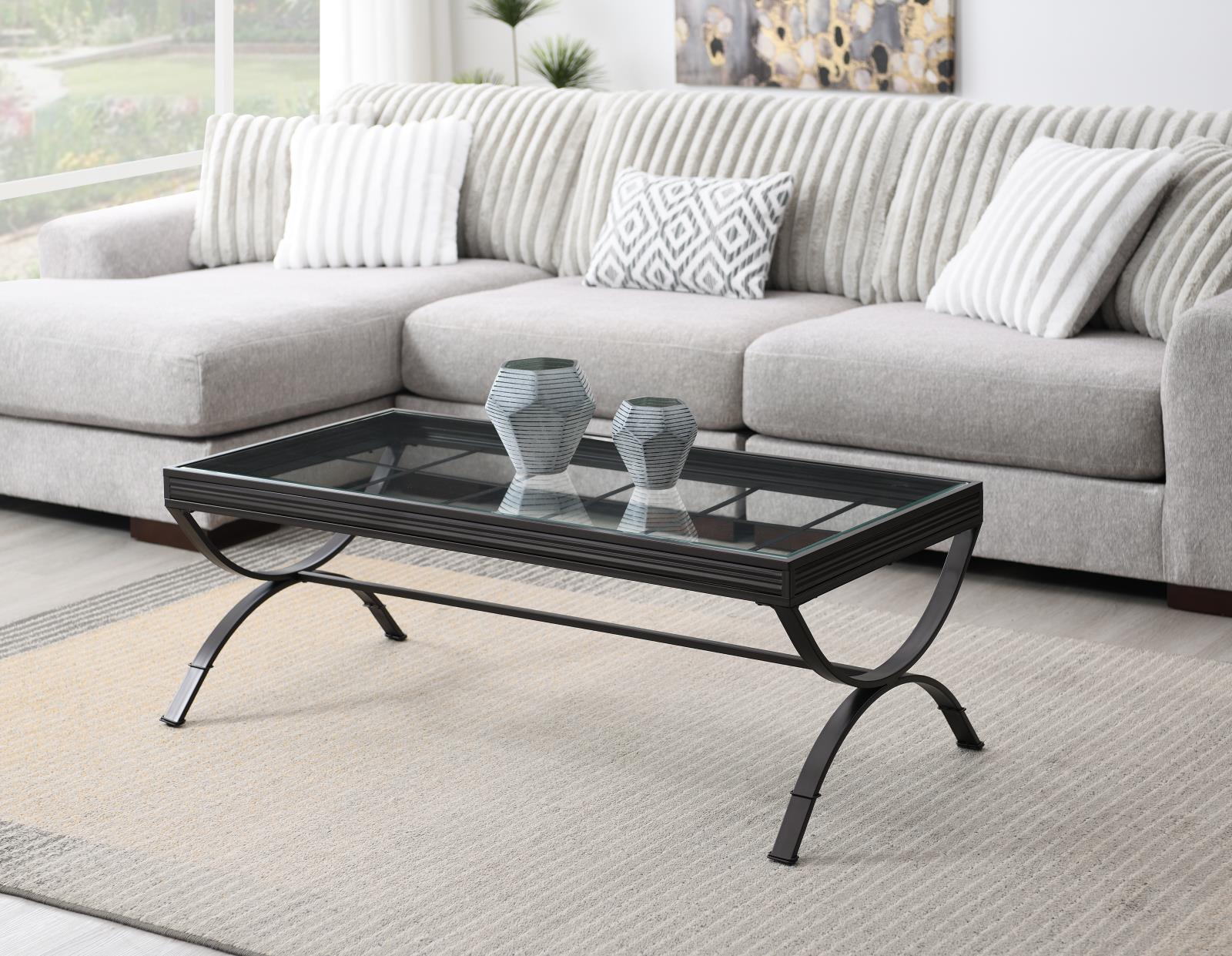 Pepper Coffee Table & 2 End Tables (T287) — view 3