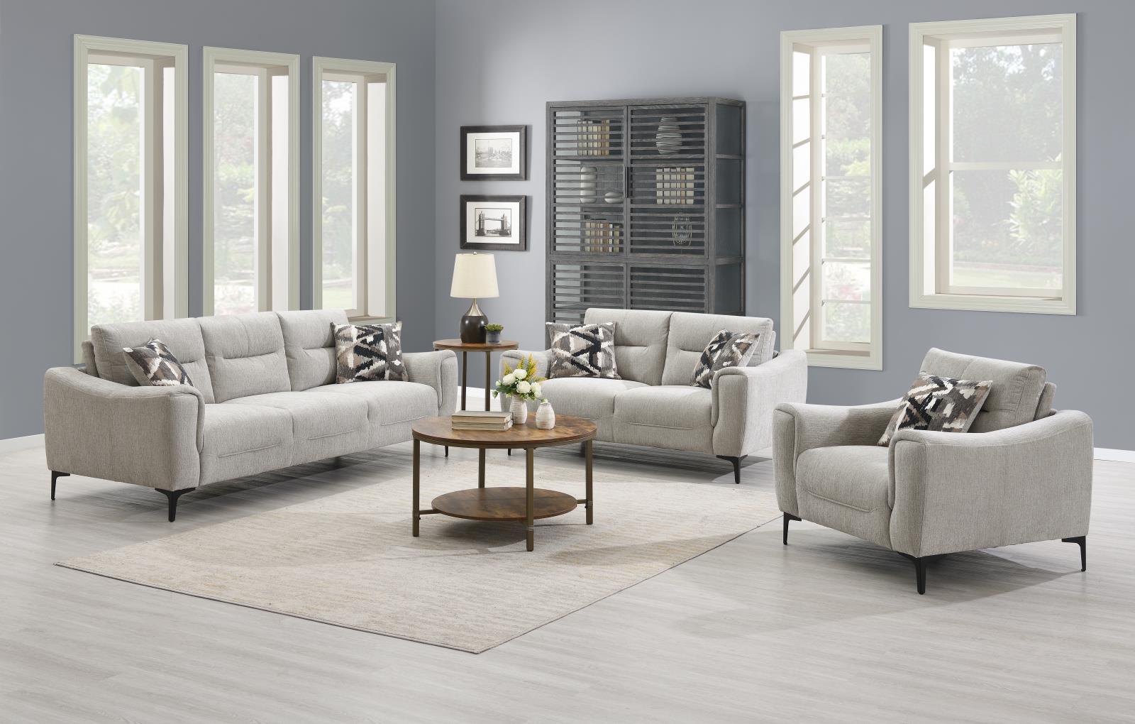 Sand Sofa & Loveseat (U408)