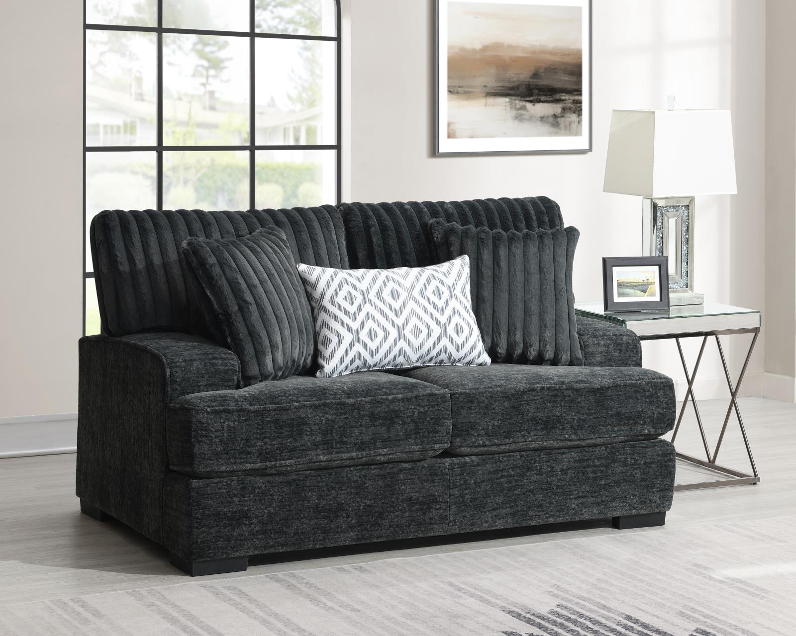 Charcoal Loveseat (U271)
