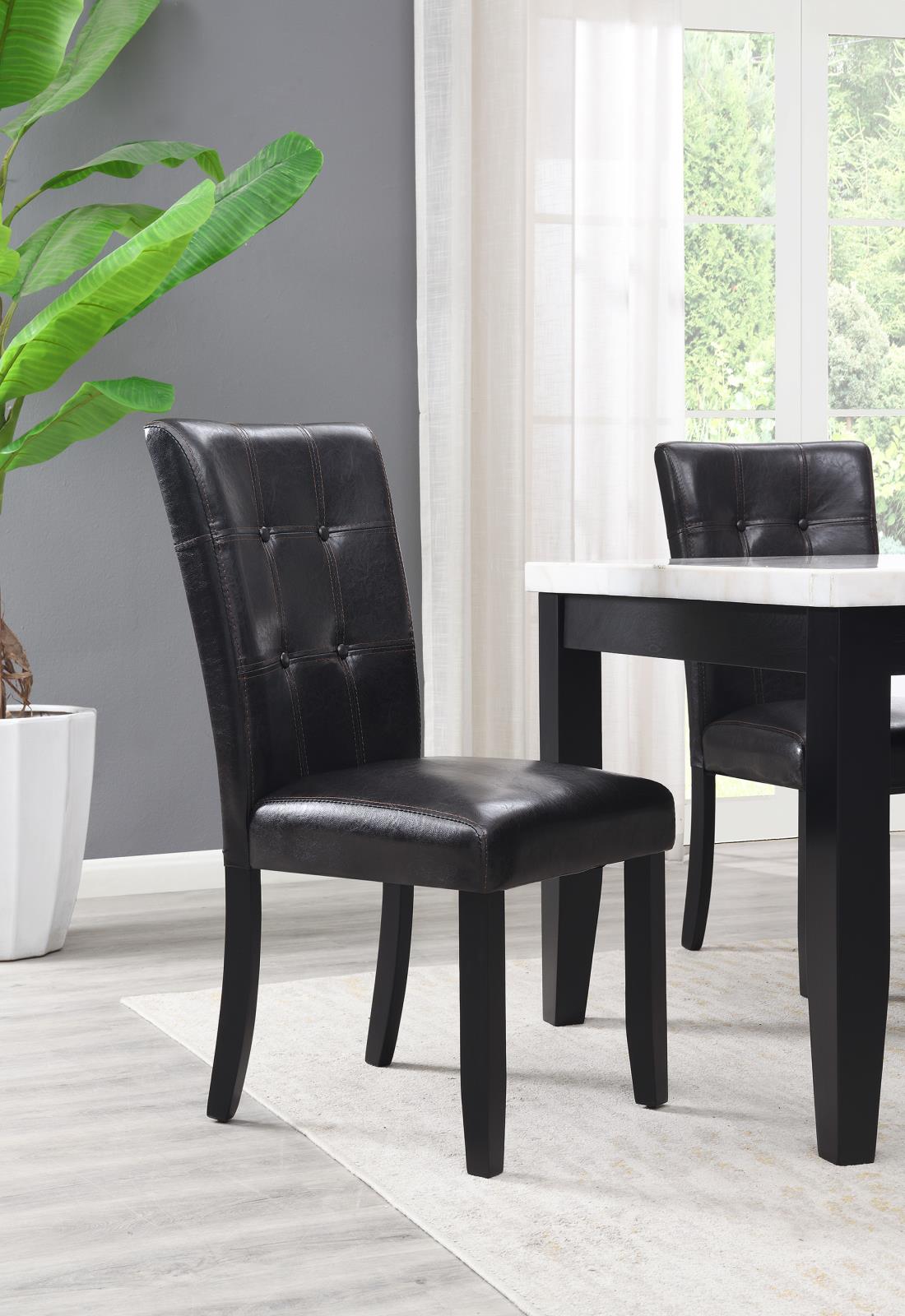 Black Side Chair (D127)