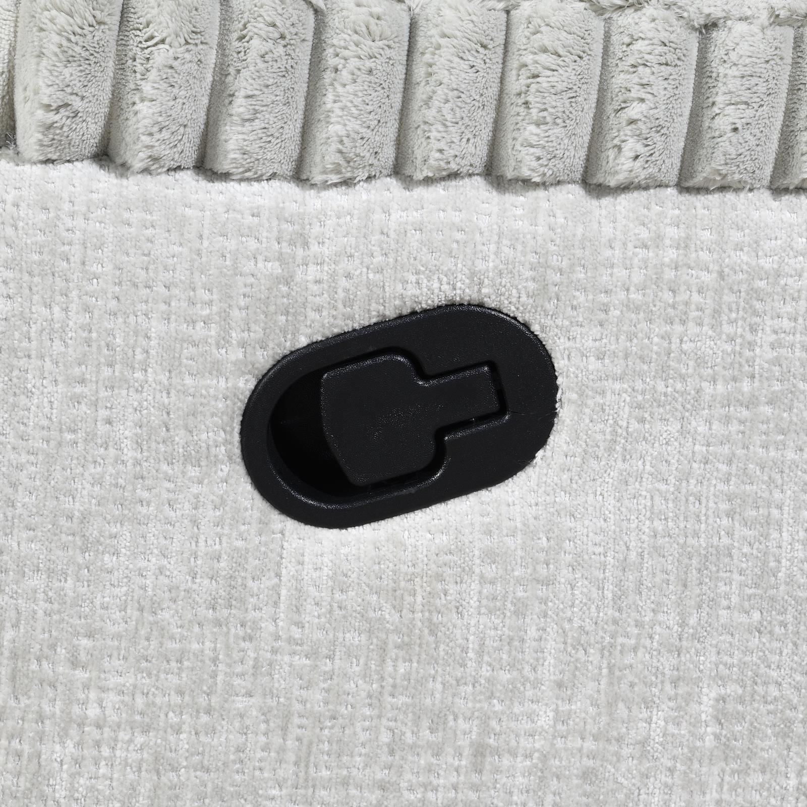 Gray Corduroy Motion Chair (U182) — view 5