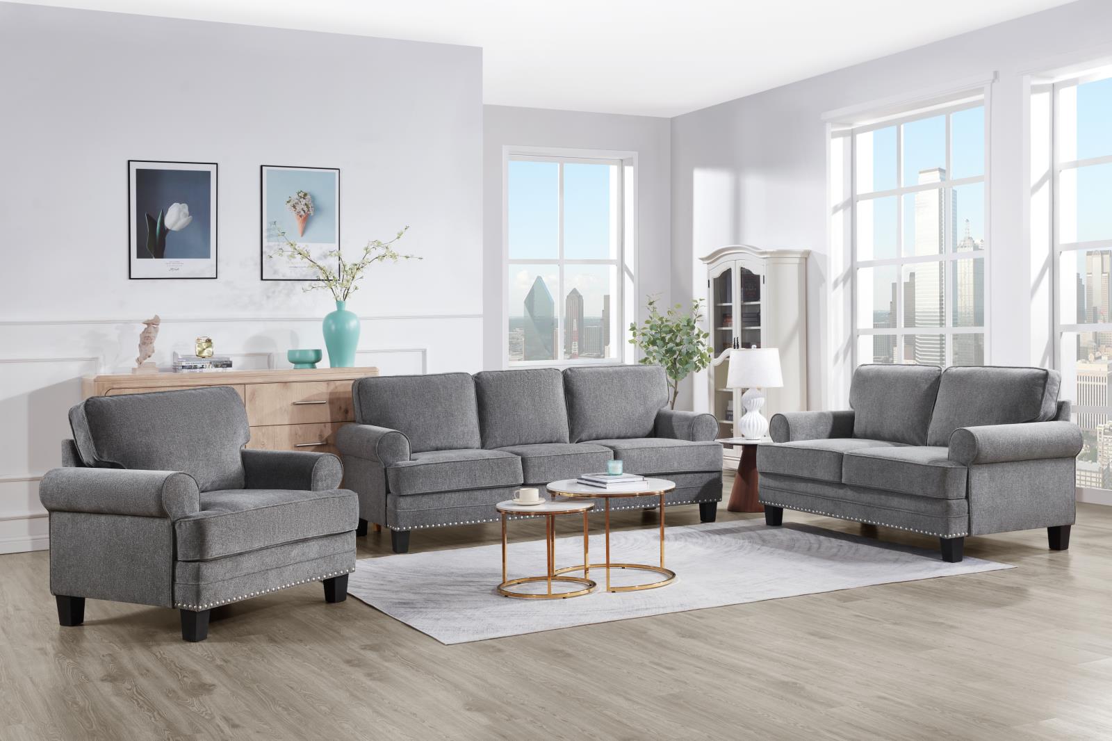 Gray Chair (U410) — view 2