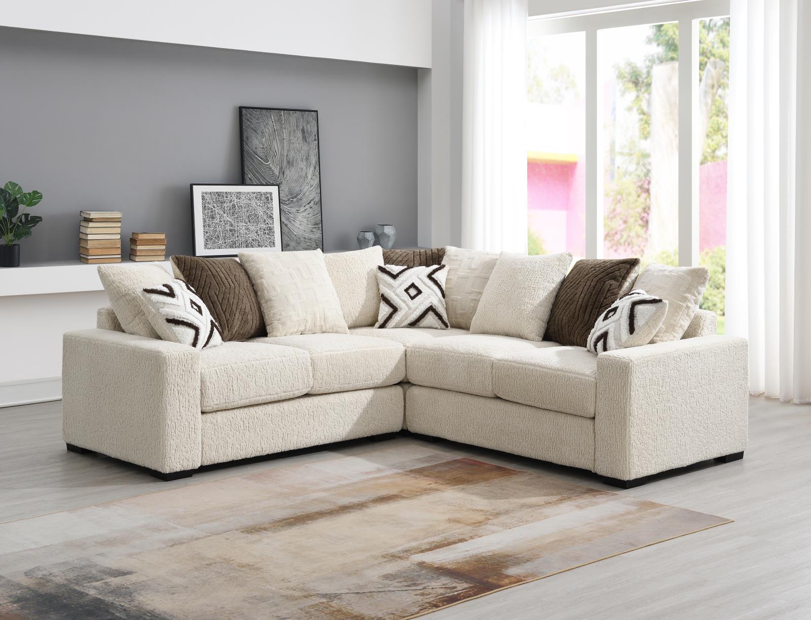 Ivory Ottoman (U328) — view 4