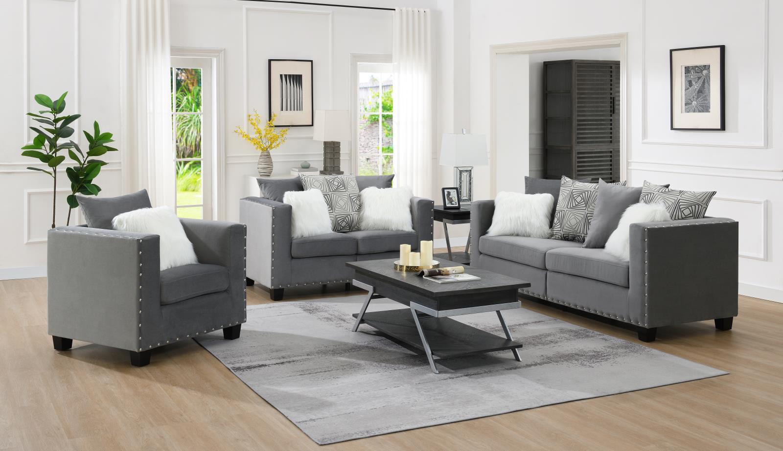 Silver Sofa (U513)