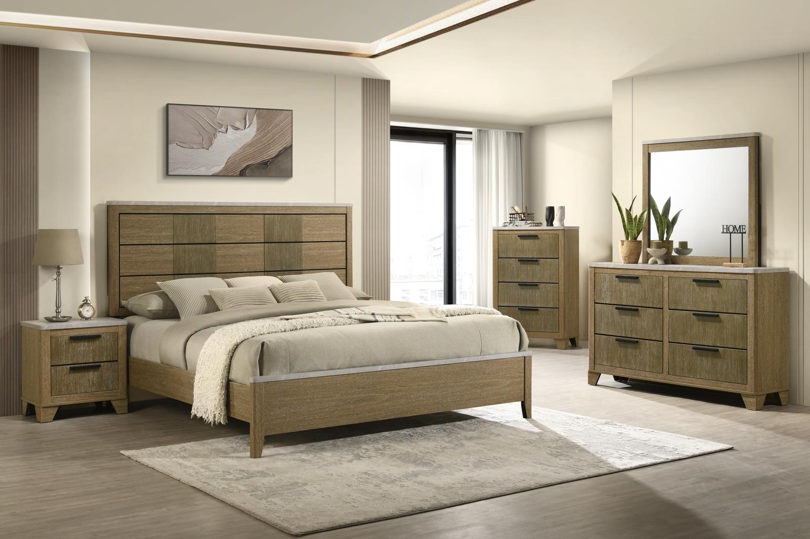 Aspen Oak Chest (B406) — view 2