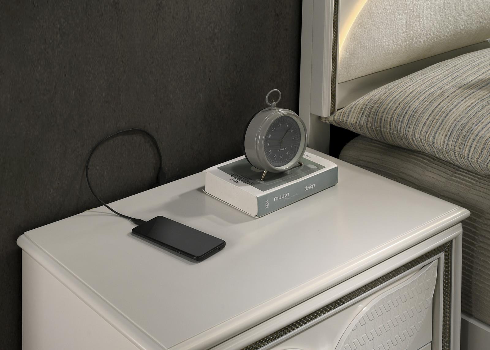 Mysterious Gold Nightstand (B029) — view 6