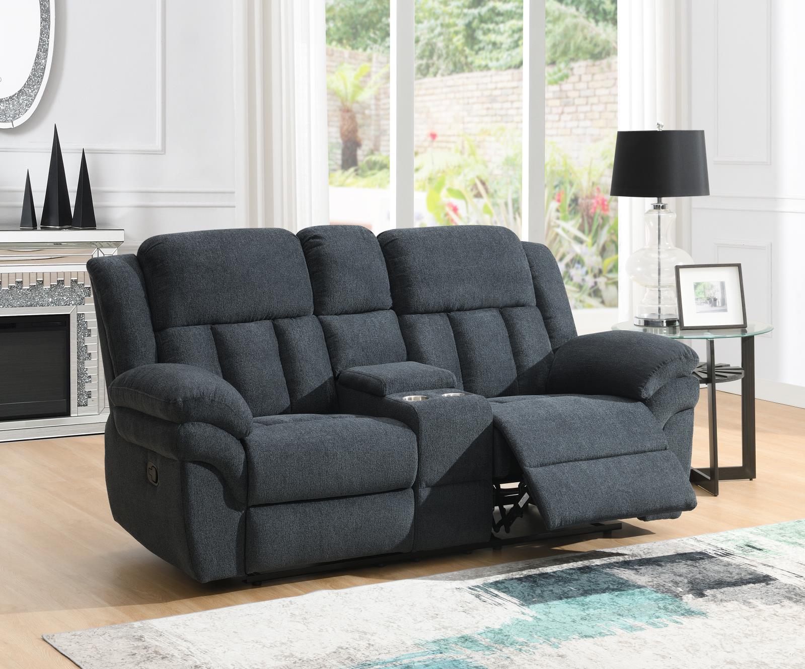 Gray Motion Loveseat (U179)