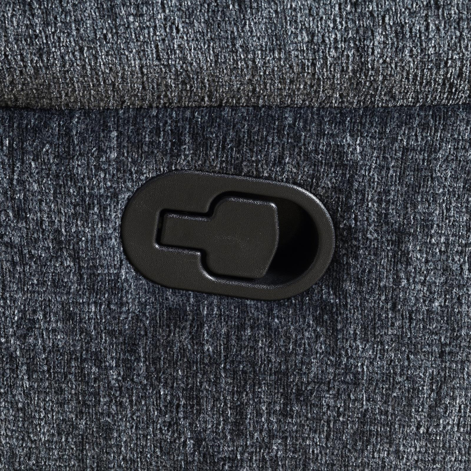 Gray Motion Sofa with Drop-Down Table (U179) — view 4