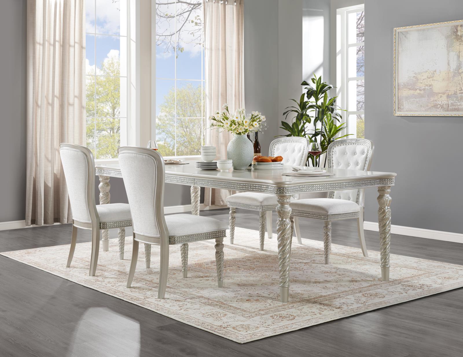 Silver Dining Table (D033) — view 3