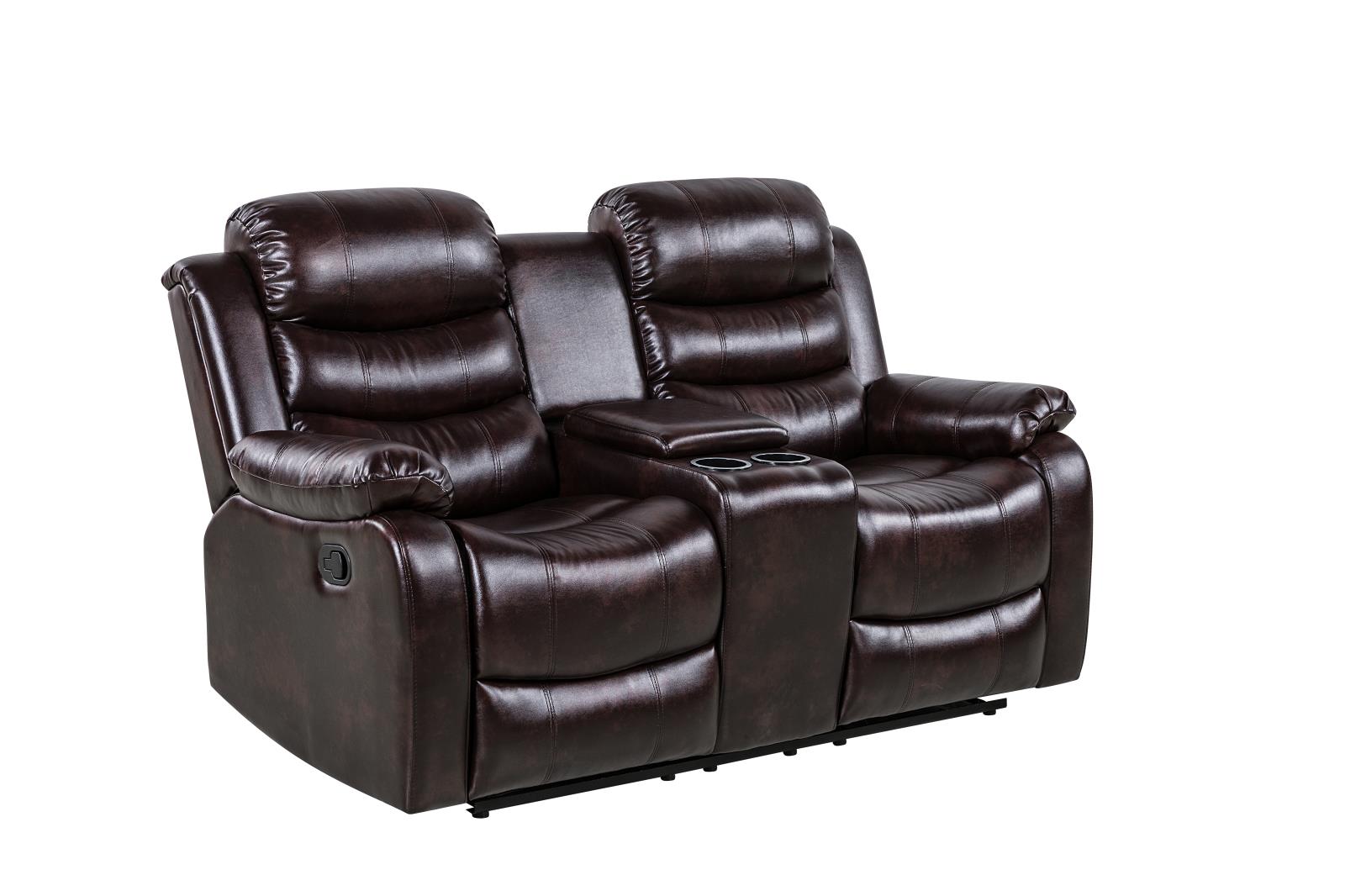 Brown Motion Loveseat (U191)