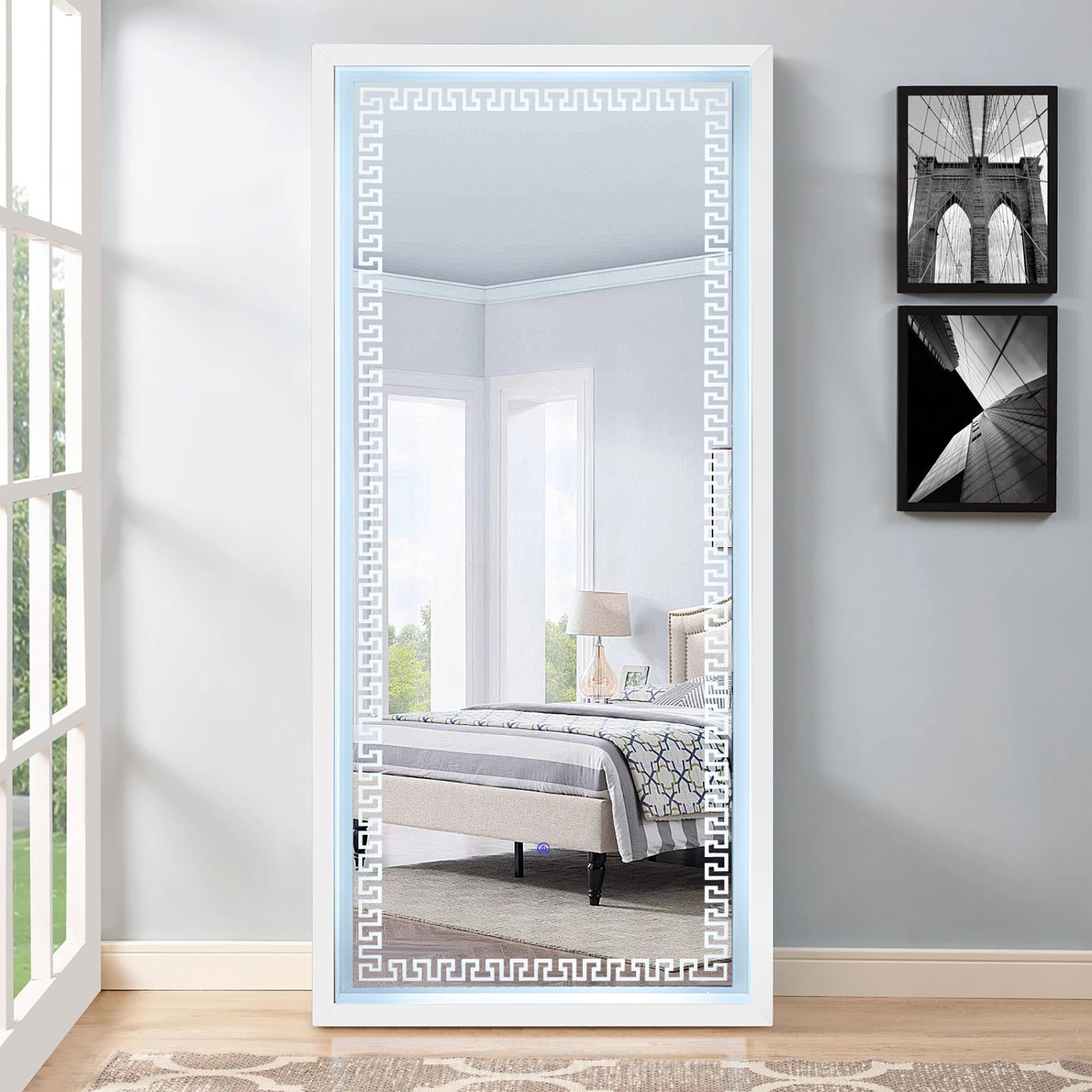 White Frame Full Length Mirror