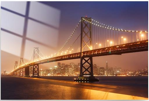 Tempered Glass Bay Bridge