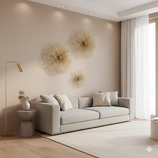 3-Piece Flower Wall Decor