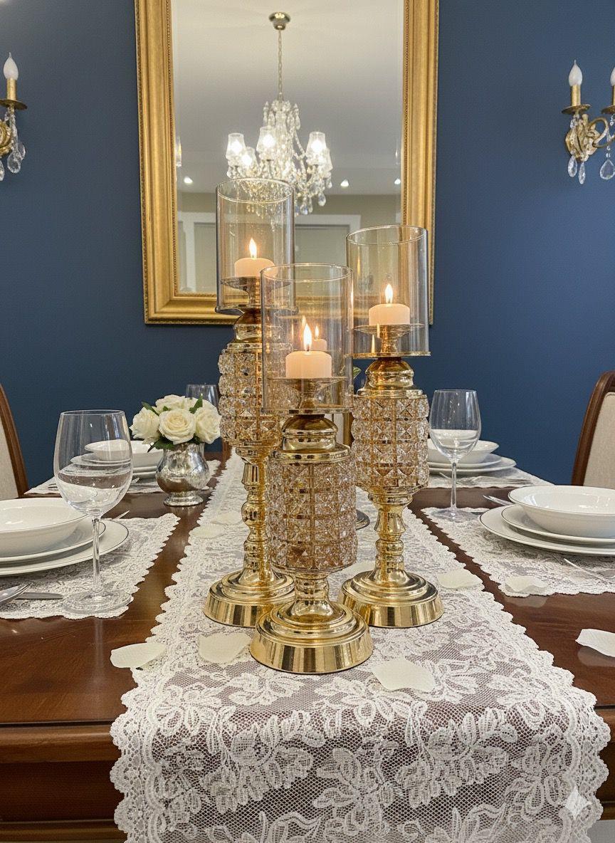 Gold Candle Holder