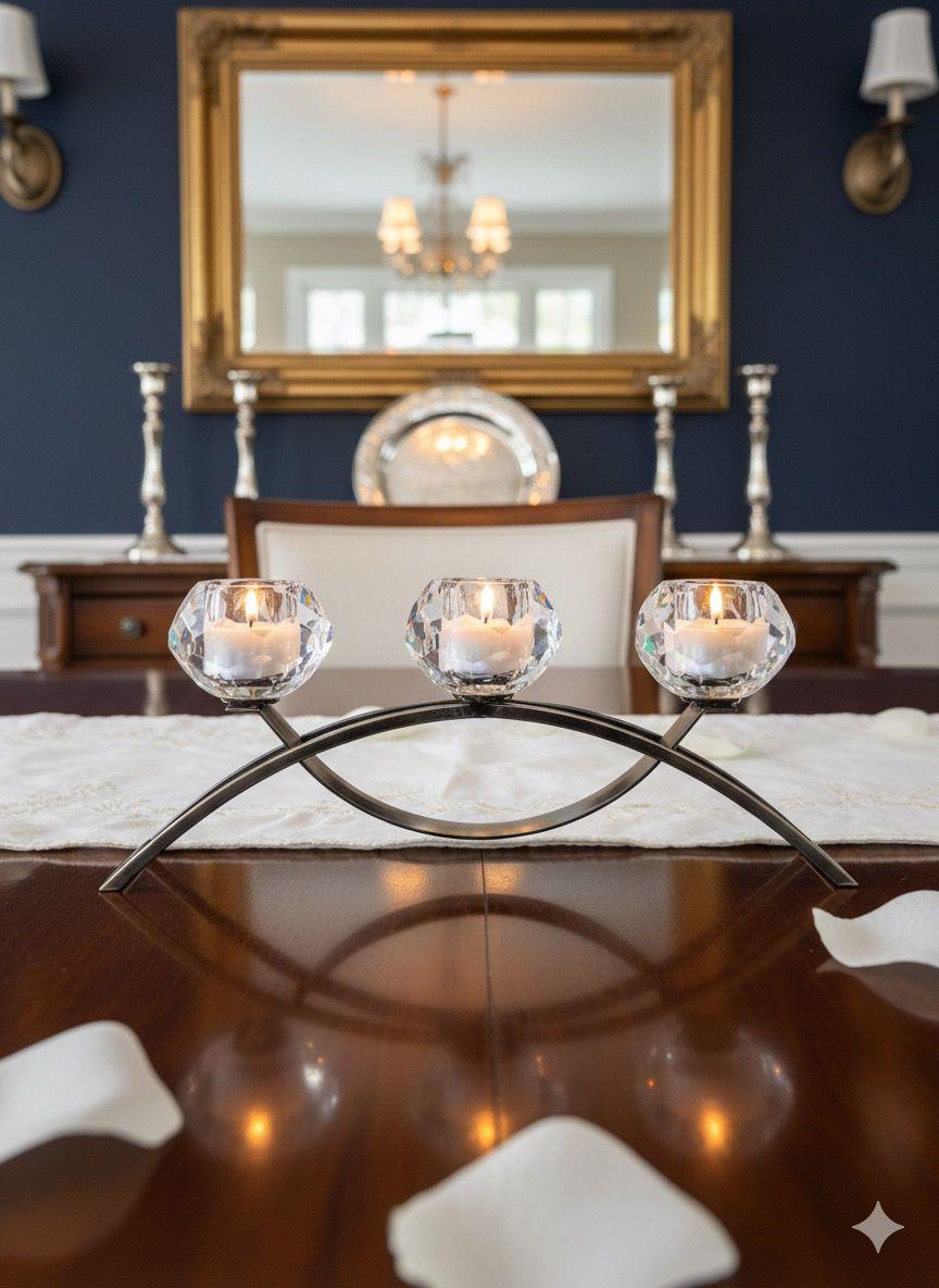 Crystal Tealight Candle Holder