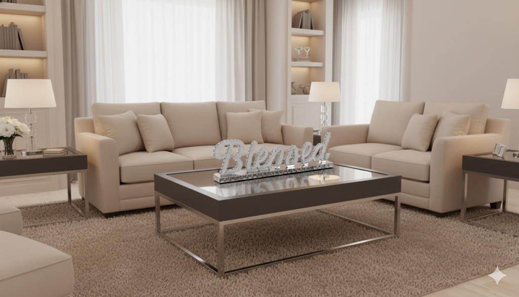 "Blessed" Table Lamp 3 Color Changing Light
