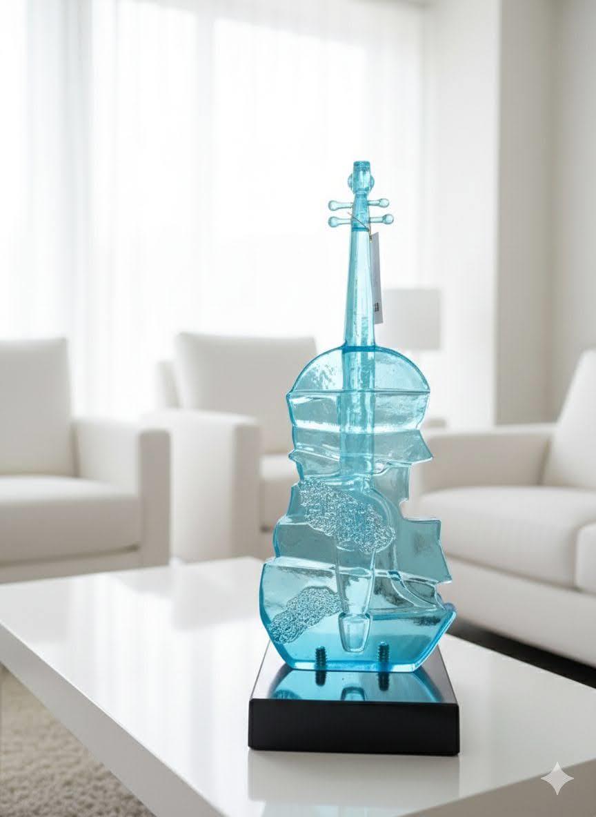 Abstract Violin Sculpture