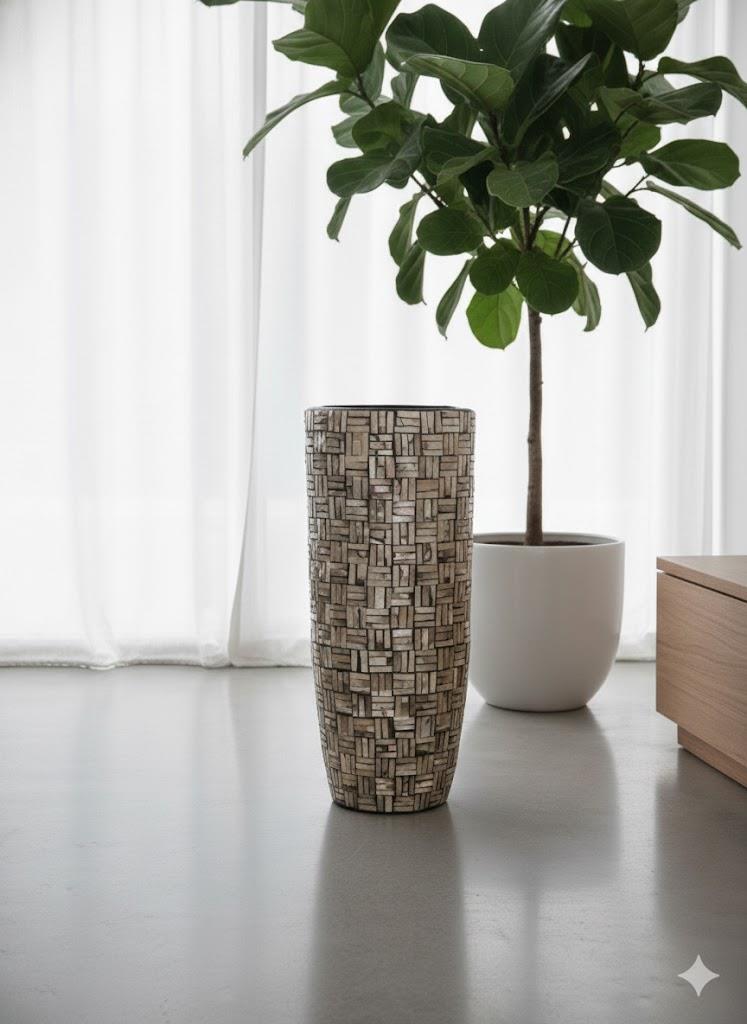 Textured Floor Vase