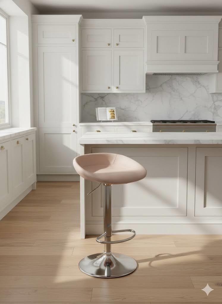 Pink Bar Stool 2-Piece