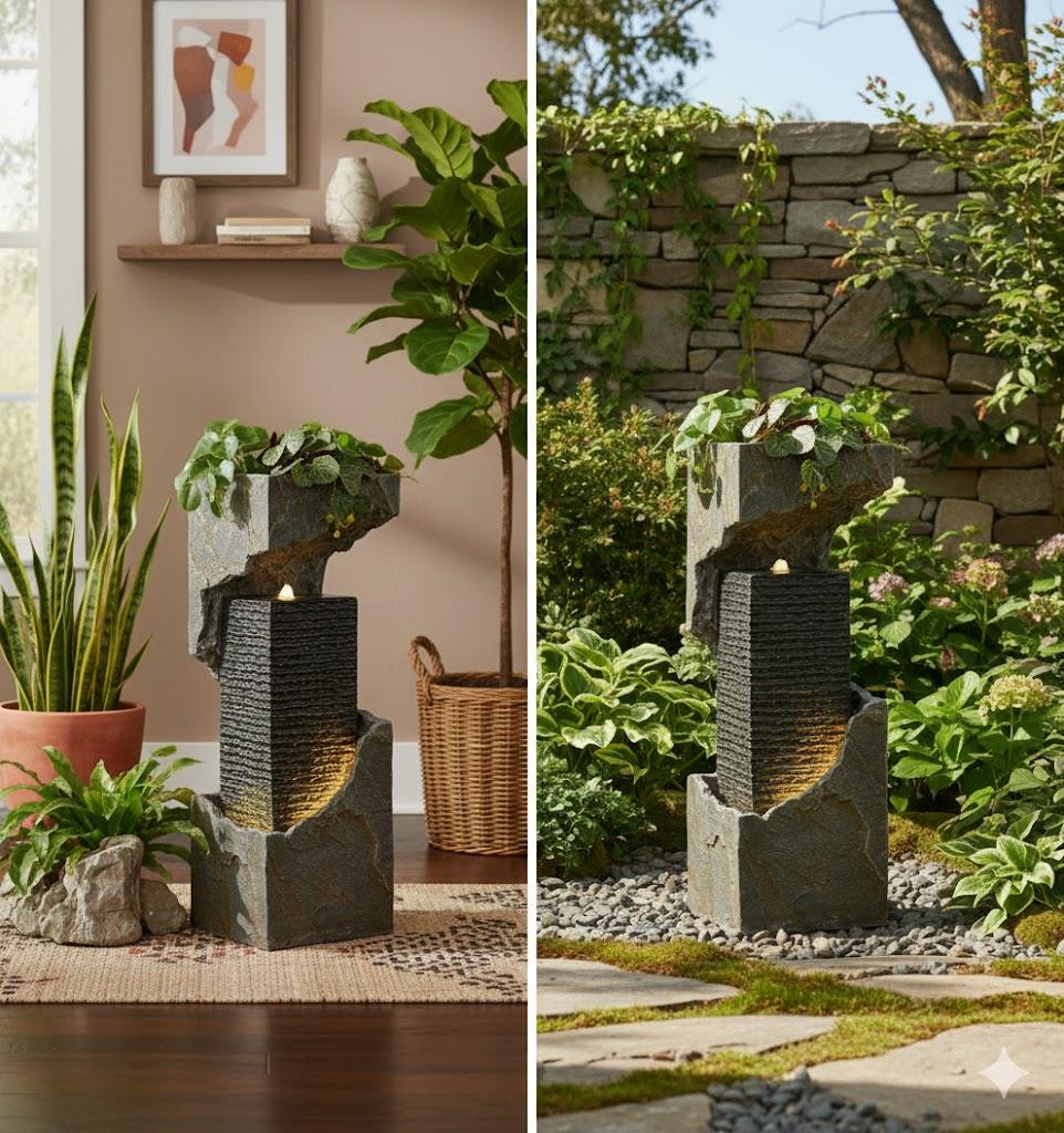 Hot Stone Shape Fountain