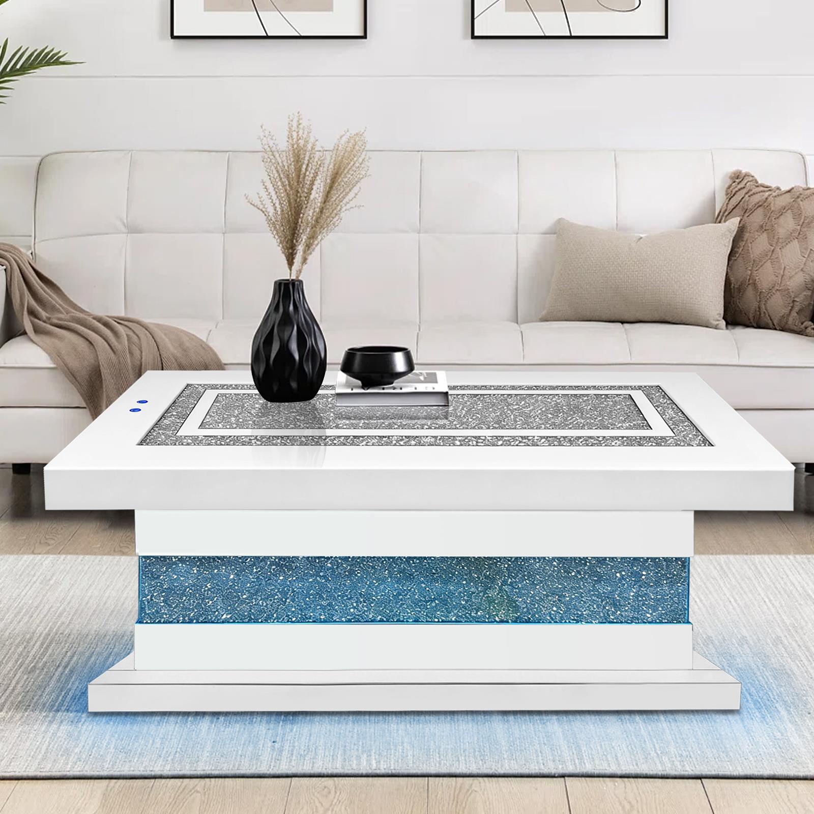 White Glossy Coffee Table