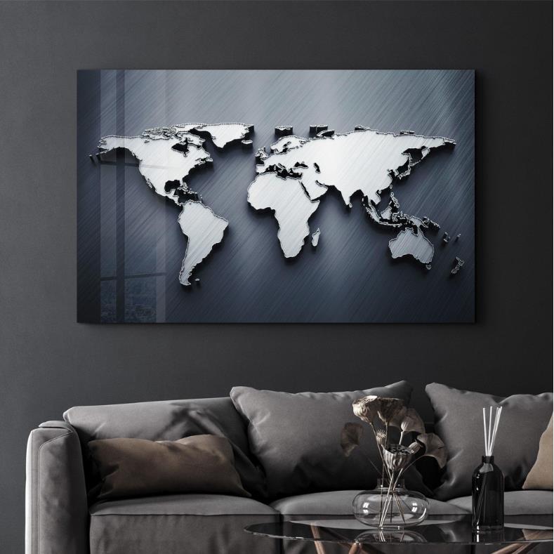 Wall Art World Map