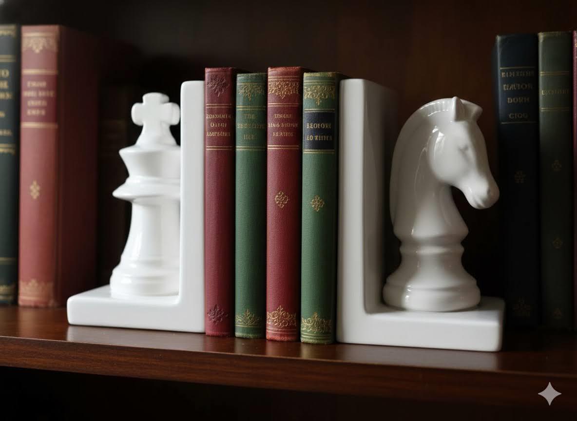 White Chess Decor