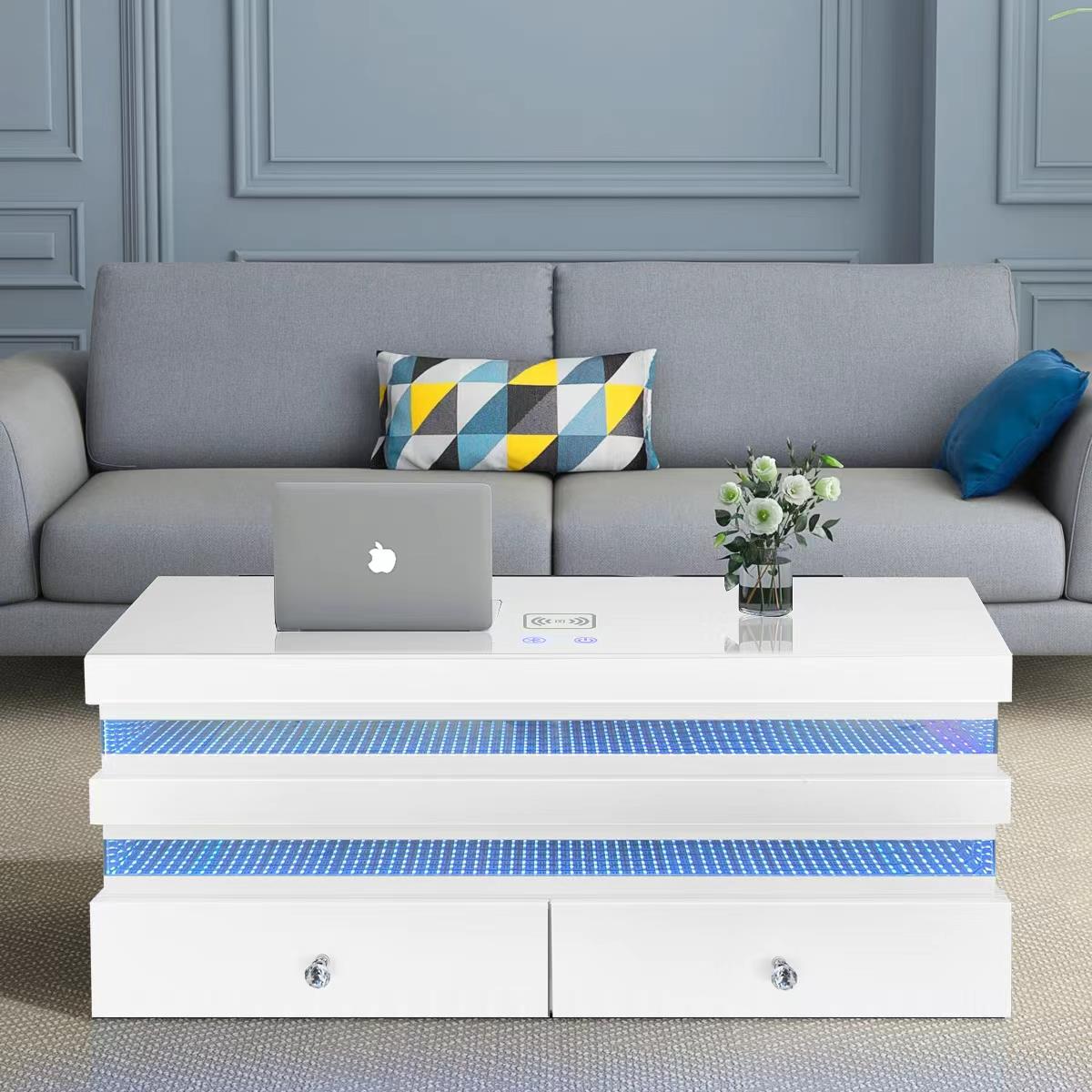 Modern White Coffee Table