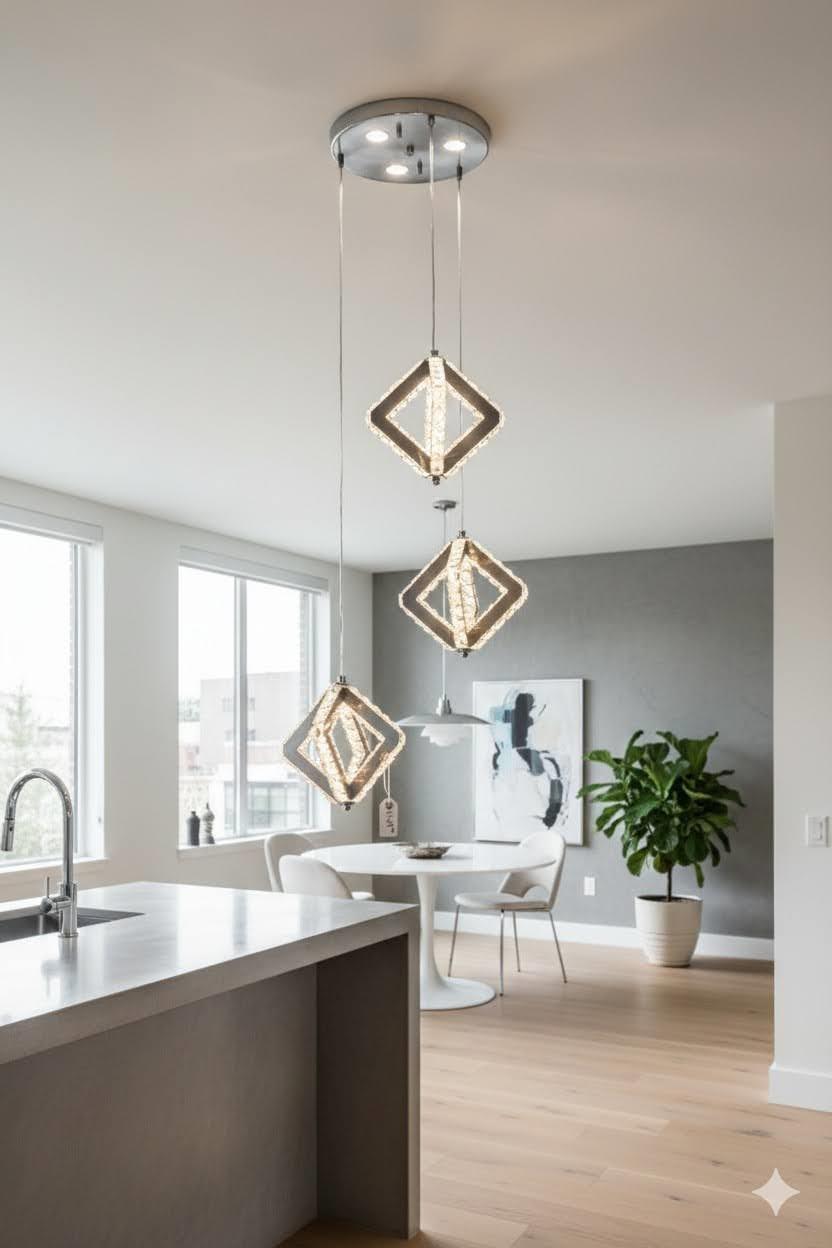 Diamond Shapes Chandelier