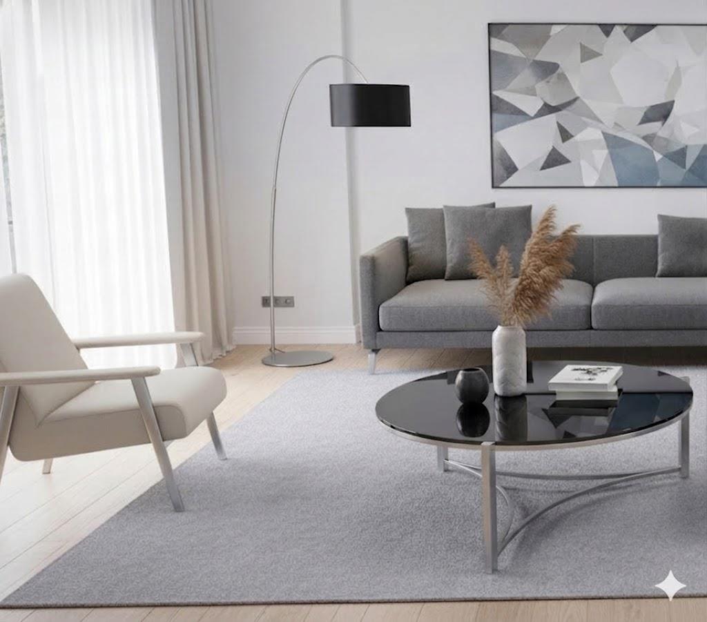 Vav Silver Mirror Top Coffee Table