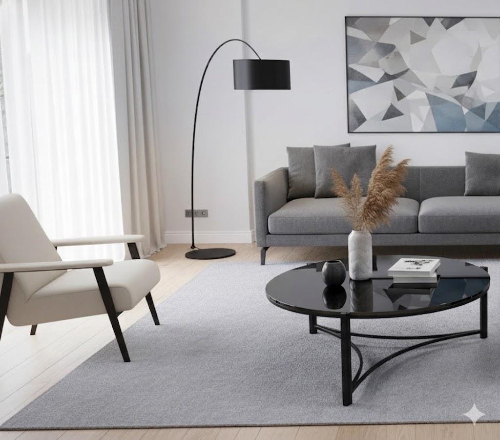 Vav Black Mirror Top Coffee Table