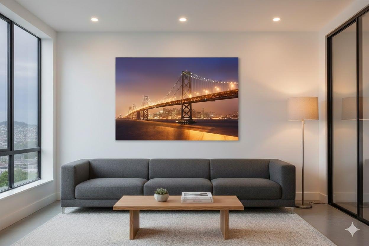 Tempered Glass Bay Bridge — view 2