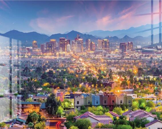 Tempered Glass Phoenix Skyline — view 2