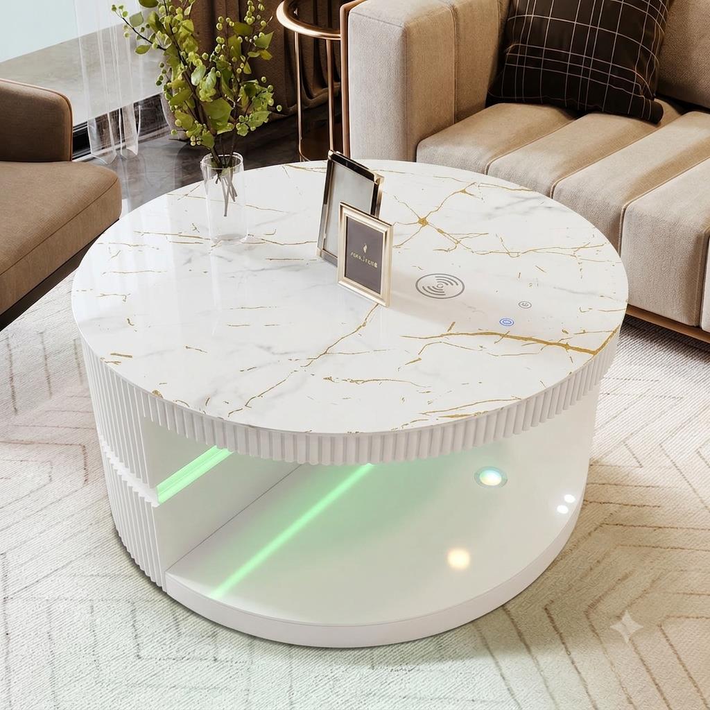 Marble Top Coffee Table