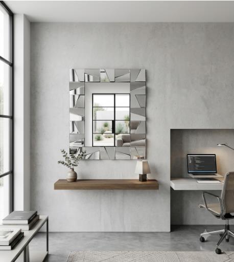 Beveled Rectangular Wall Mirror
