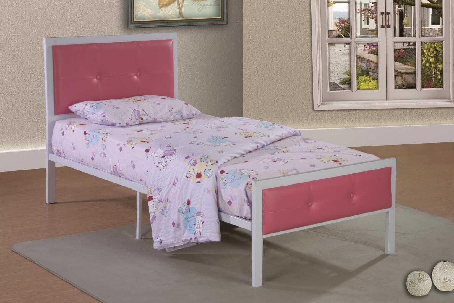 Padded Metal Pink Pu