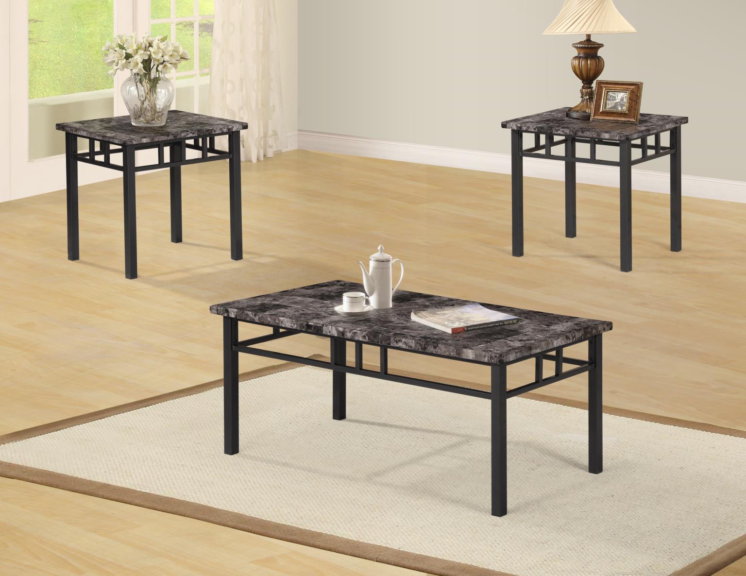 Gray 3 Pk Table Set (3/CN)