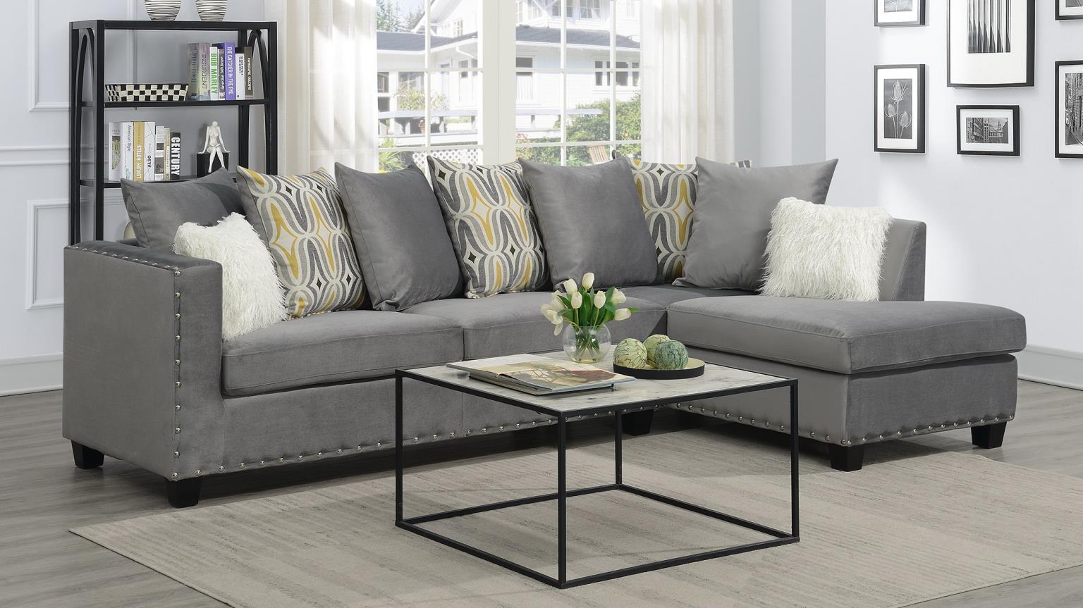 Gray 2 PC Sectional