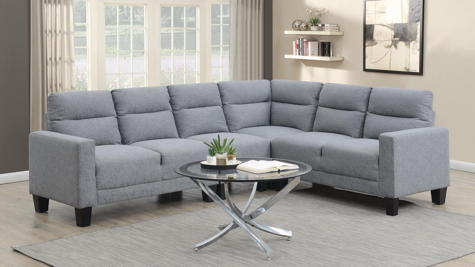 Gray 4 PC Sectional