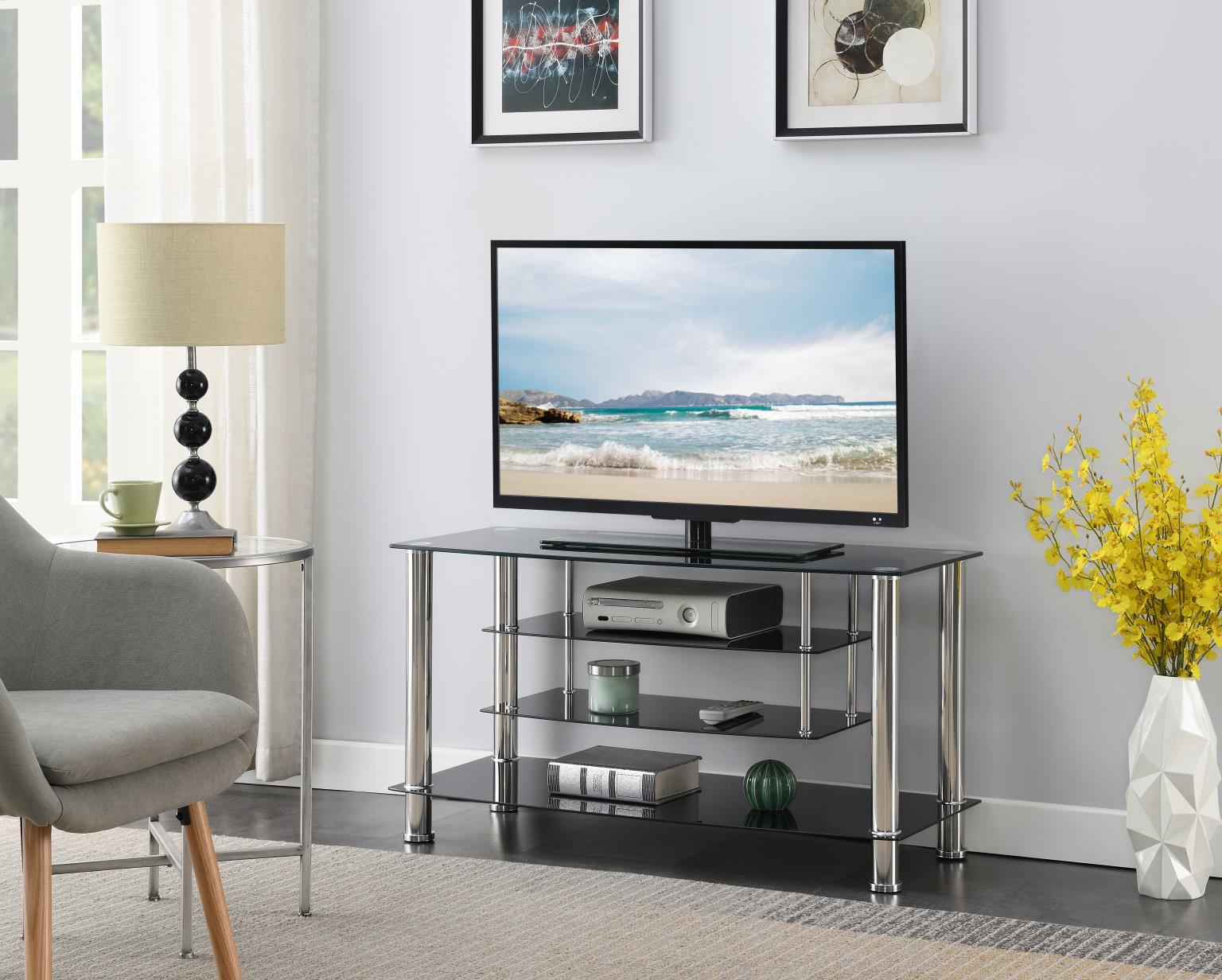 Black TV Stand — photo 2