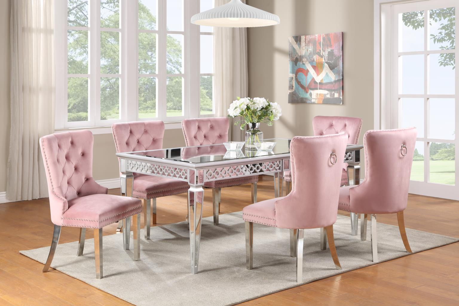 Table Velvet Side Chairs — photo 3