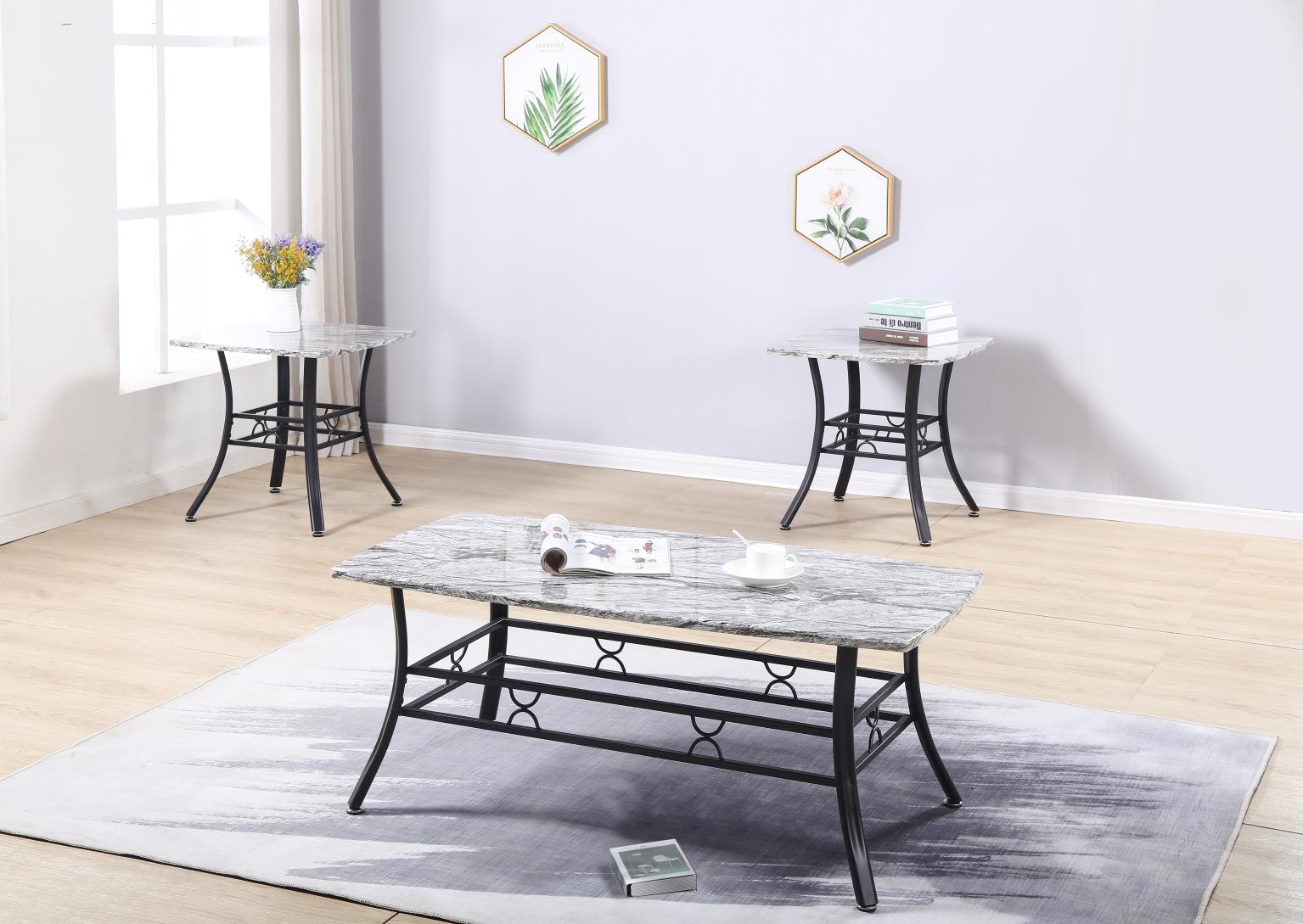 Gray 3 Pk Table Set (3/CN)