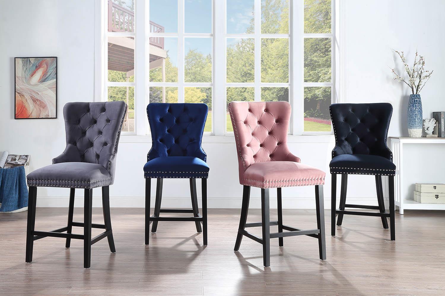 Velvet Counter Chair Price Per Chair Moq 2 — photo 2