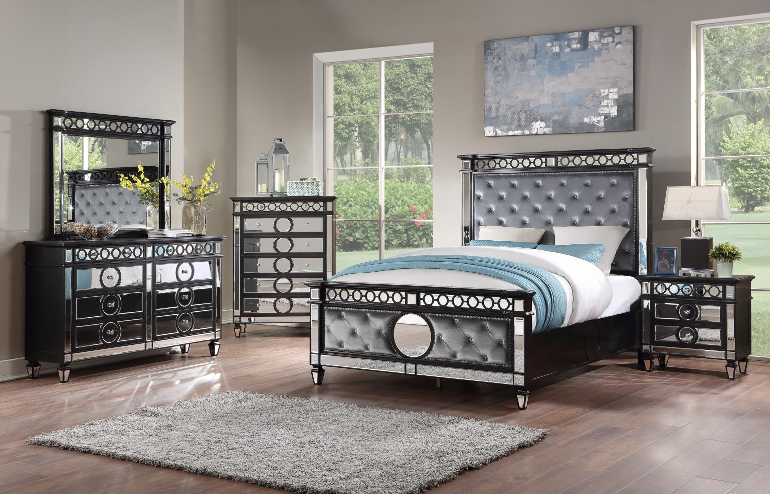 King Bed - Dresser - Mirror