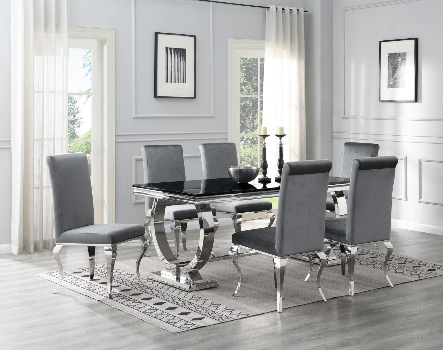 Dining Table Black Marble — photo 4