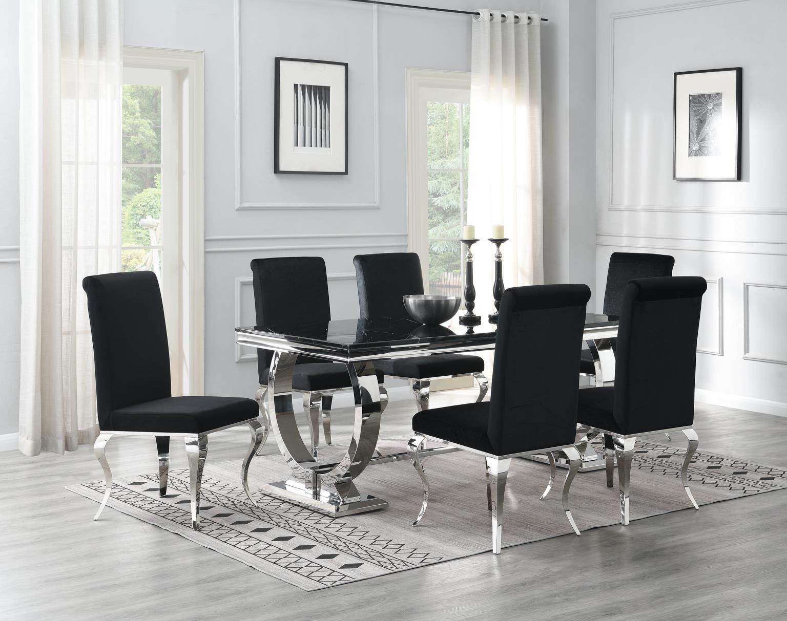 Dining Table Black Marble — photo 3
