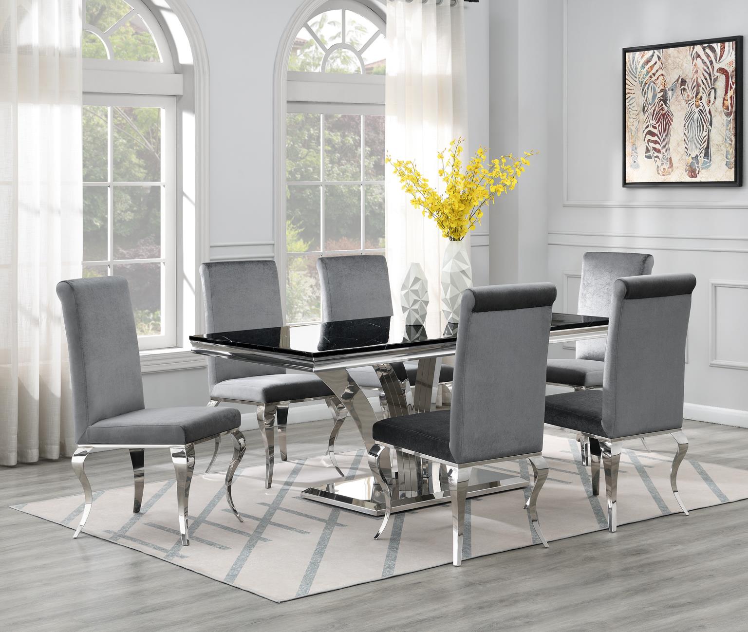 Dining Table Black Marble — photo 4