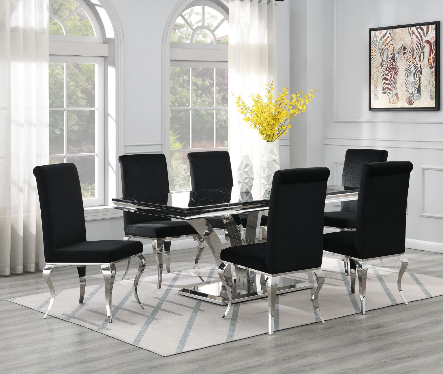 Dining Table Black Marble — photo 3